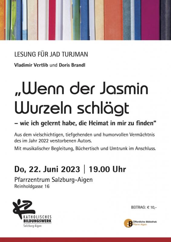 Vladimir Vertlib - Lesung für Jan Turjman 