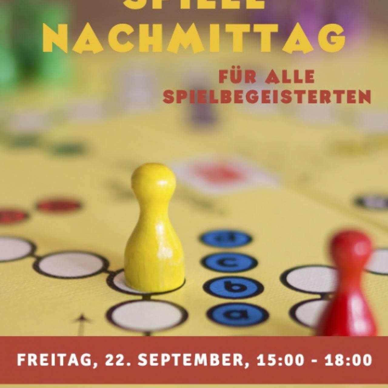 Spielenachmittag Plakat